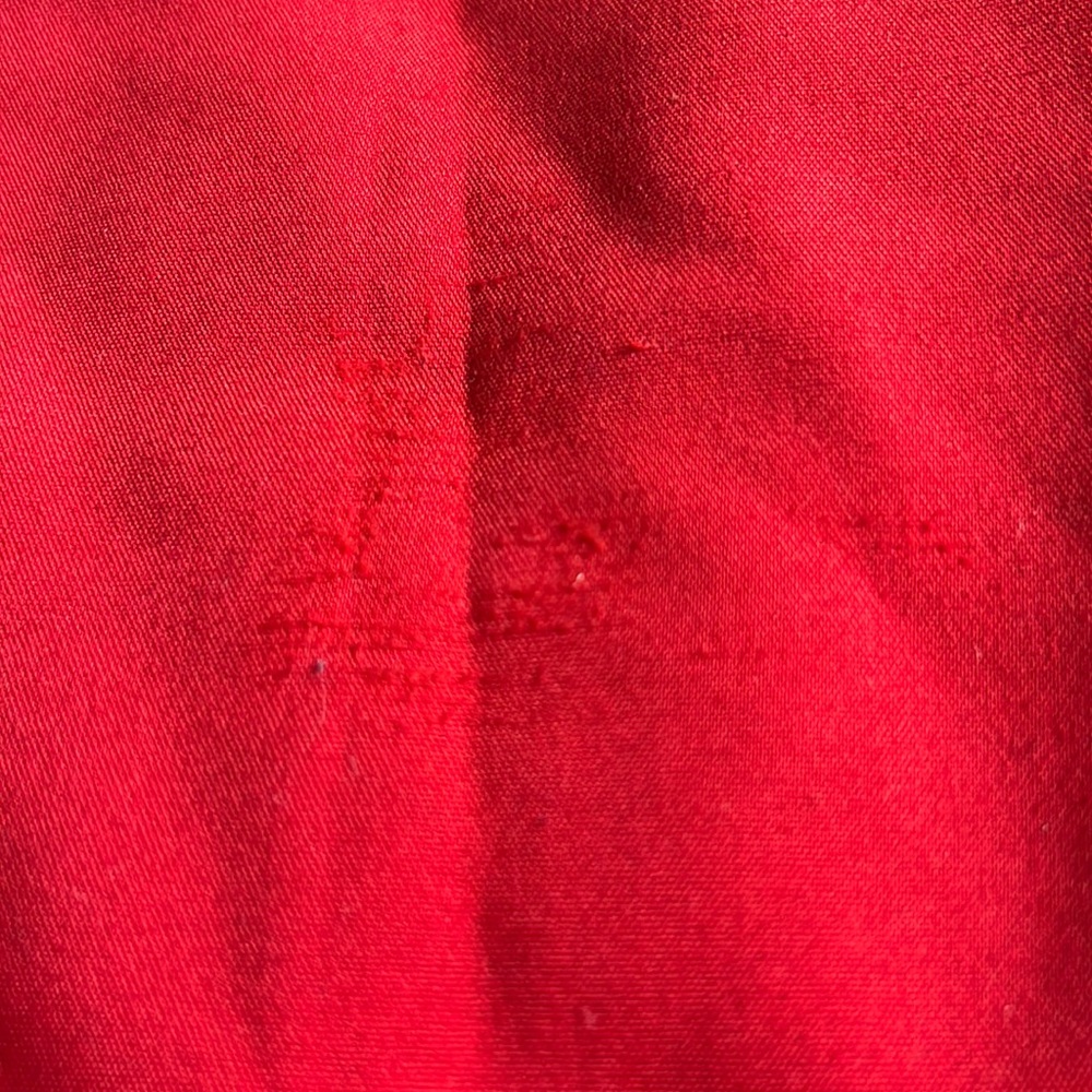 Red skirt